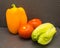 Orange Pepper Tomatoes & Lettuce