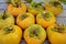 Orange persimmon kaki fruits