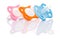 Orange, Pink And Blue Pacifier II