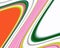 Orange pink green waves lines shapes, sparkling colors, elegant abstract geometries, background