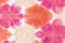 Orange and pink shibori patterned background