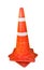 The orange plastic cone
