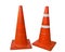 The orange plastic cone