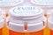 Orange plastic empty prescription containers with Child-Resistant Push&Turn Cap.