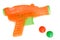 Orange plastic gun