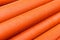 Orange plastic PVC pipes