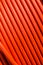 Orange Plastic Tubing Vertical