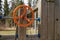 Orange Playground Steering Wheel