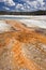 Orange pool in Yellowstone