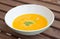 Orange pumpkin carrot soup