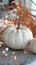 Orange Pumpkin Surrounded by Green Leaves