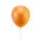 Orange realistic balloon