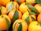 Orange ripe juicy tangerine. background fruit