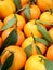 Orange ripe juicy tangerine. background fruit