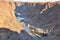 Orange River gorge, cut through granite, Augrabies Falls National Park , South Africa