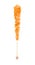 Orange Rock Candy on a Stick