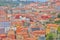 Orange roofs  of the city or Porto