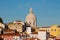 Orange roofs city view of Lisboa, Portugal