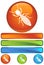 Orange Round Icon - Termite