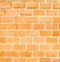 Orange ruled brick wall texture background