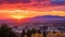 orange salt lake city sunset