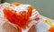 Orange sandesh mithai ladoo barfi sweet dish dessert india