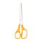 orange scissors. dirty. isolated no white background