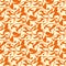 Orange seamless wallpaper pattern