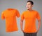 Orange Shirt Design Template