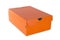 Orange shoe box