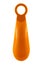 Orange Shoehorn isolated on white background. It is small spoon