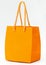 Orange shopping bag.