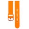 Orange silicone strap for sports watches