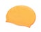 Orange silicone swim cap