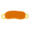 Orange sleeping mask icon