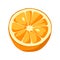 Orange slice icon.