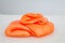 Orange slime for kids, transparent  toy