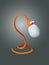 Orange snake lamps 3d model