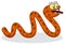 Orange snake profile