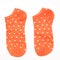 Orange socks isolated