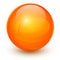 Orange sphere 3D