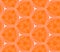 Orange spring allover seamless pattern. Hand drawn