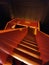 Orange stairs in Essen Germany & x28;Zeche Zollverein& x29;