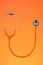 Orange stethoscope