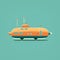 Orange Submarine: Retro Sci-fi Graphic Design And Illustration