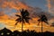 Orange Sunrise in Marco Island