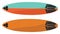 Orange surf boards, icon