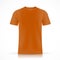 Orange T-shirt template