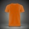 Orange T-shirt template