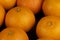 orange tangerines on the table